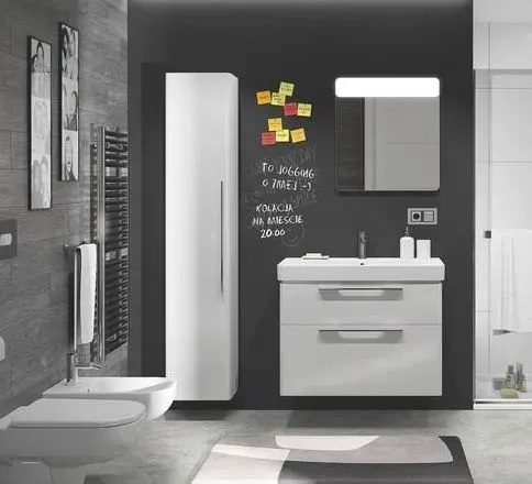 Тумба підвісна з умивальником Kolo Traffic 90 см - Фото 2