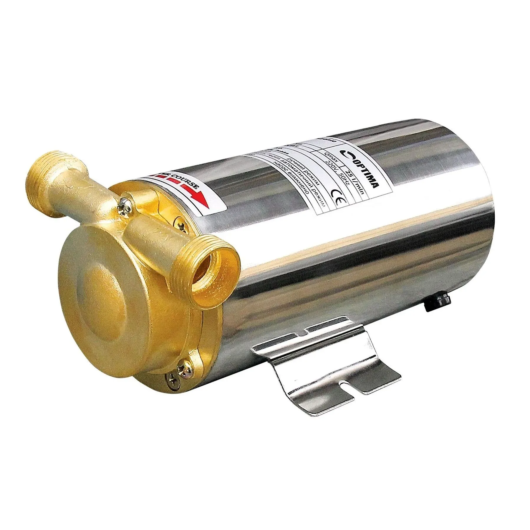 Насос підвищення тиску Optima PT10-10 нержавіючий корпус - Фото 4