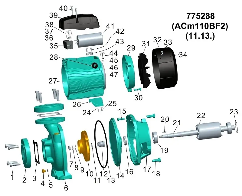 Насос для поливу LEO (Aquatica) 775288 1,1 кВт 500 л/хв - Фото 3