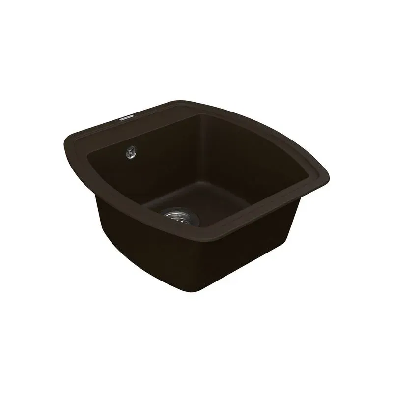Кухонная мойка VANKOR Norton NMP 01.48 Chocolate + сифон VANKOR - Фото 3