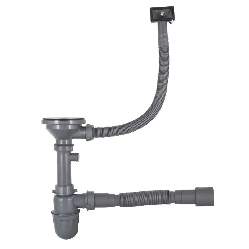 Врізна мийка Lidz 490-A Satin (0,8 мм) - Фото 3