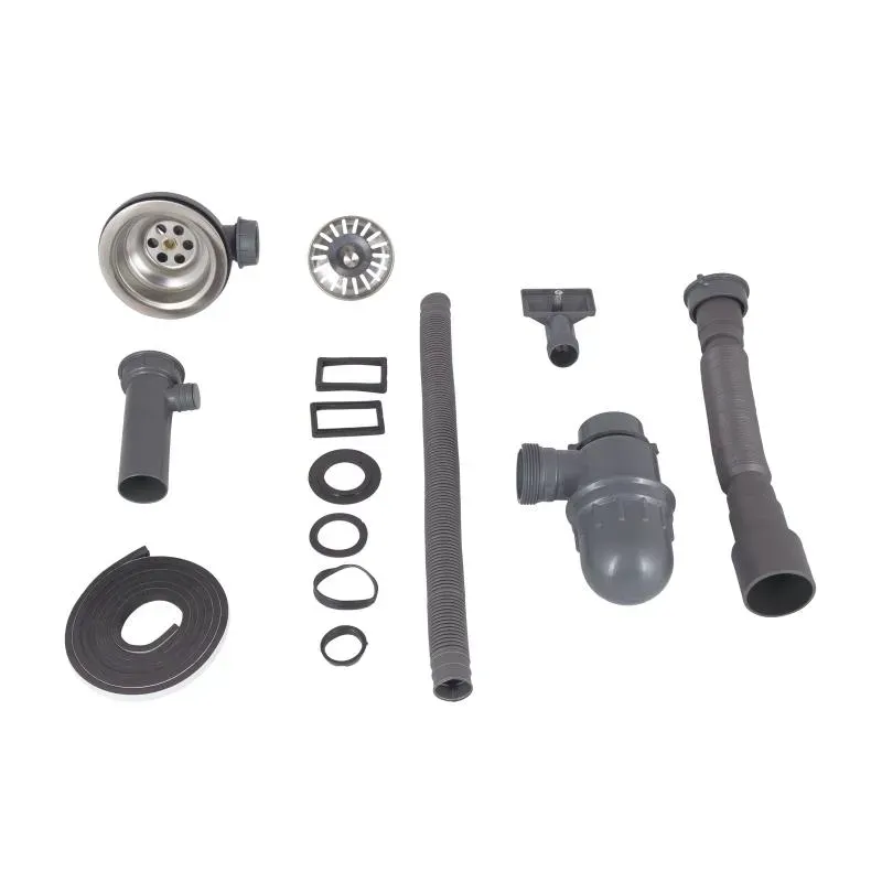 Врізна мийка Lidz 490-A Satin (0,8 мм) - Фото 2