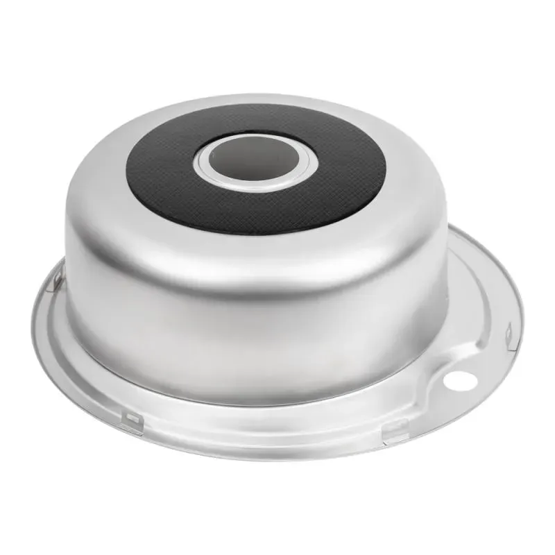 Врезная мойка Lidz 510-D Satin (0.8 мм) - Фото 3