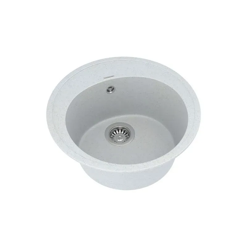 Кухонна мийка VANKOR Sity SMR 01.50 White stone + сифон VANKOR - Фото 2