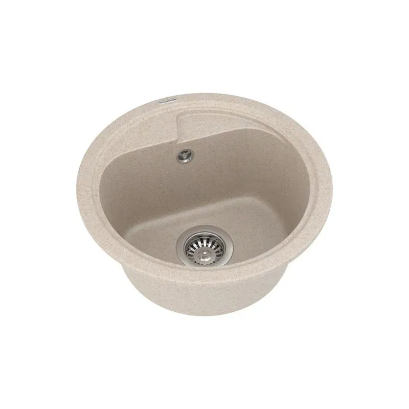 Кухонная мойка VANKOR Polo PMR 01.44 Beige + сифон VANKOR - Фото 2