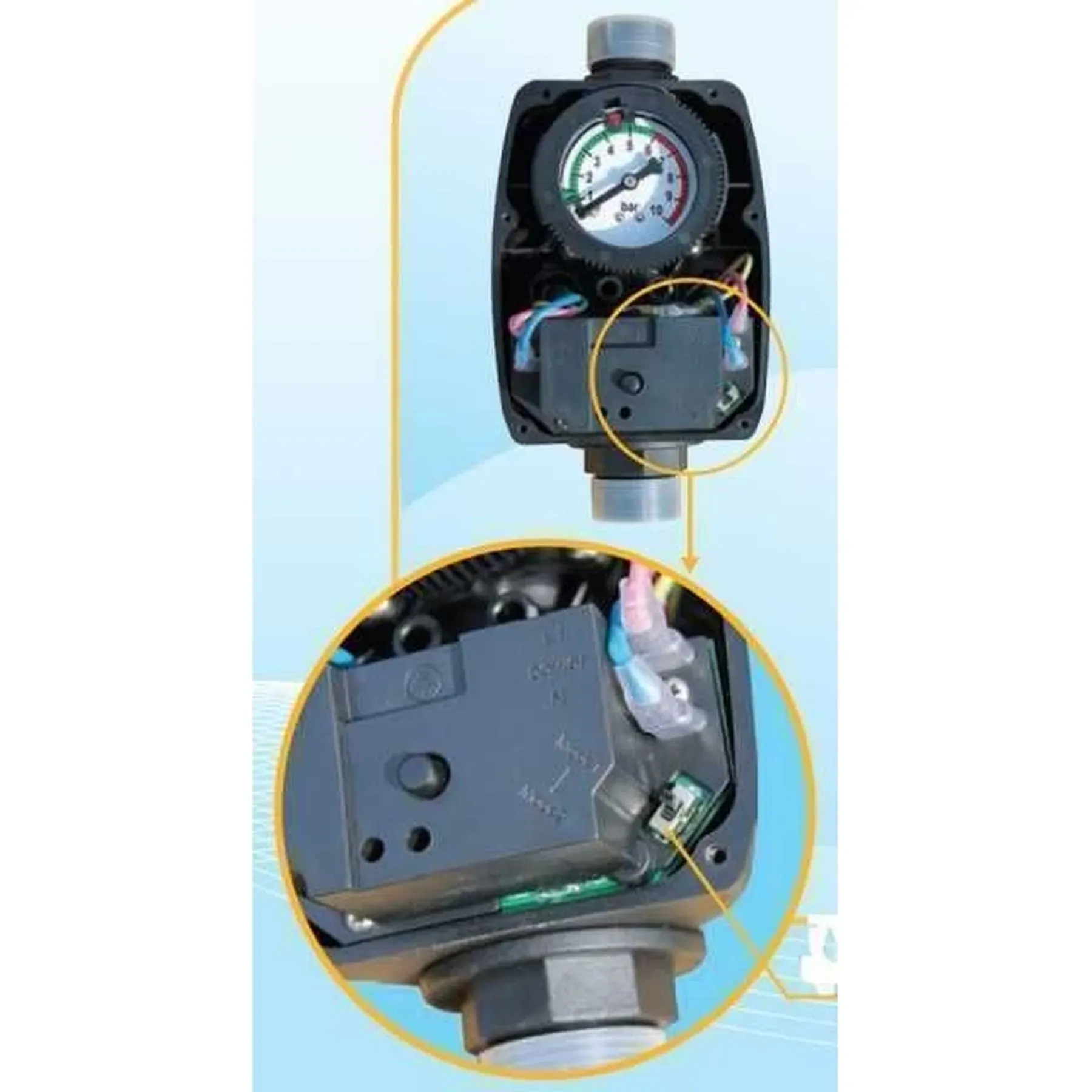 Захист сухого ходу Optima  PC59 (з регульованим діапазоном тиску) - Фото 2