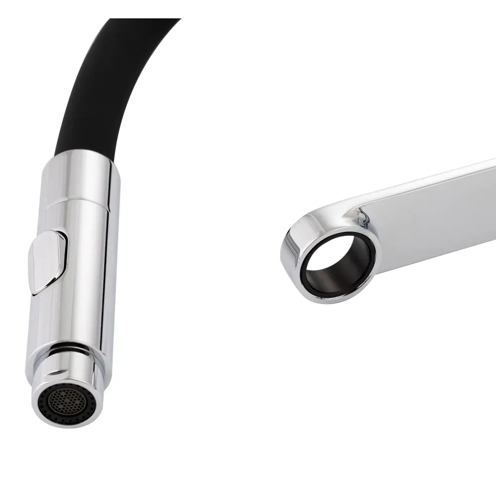 Змішувач для кухні з рефлекторним виливом Qtap Kuchyne 91105AC - Фото 6