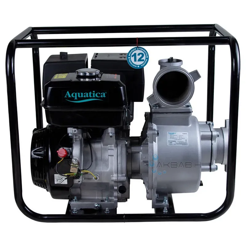 Мотопомпа Aquatica 772533 (10 кВт) высокая производительность до 2000 л/мин - Фото 2