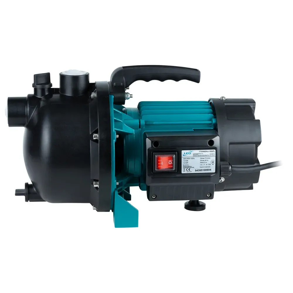 Насос поверхносный центробежный LEO 775347 1.2кВт з переносной ручкой - Фото 2