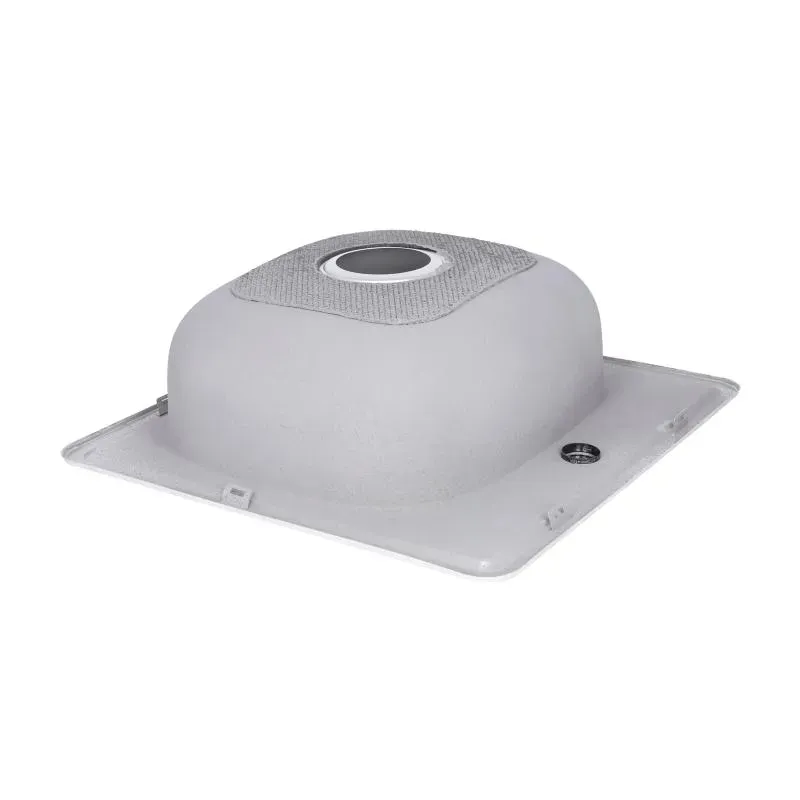 Врезная мойка Lidz 4848 Satin (0,6 мм) - Фото 6