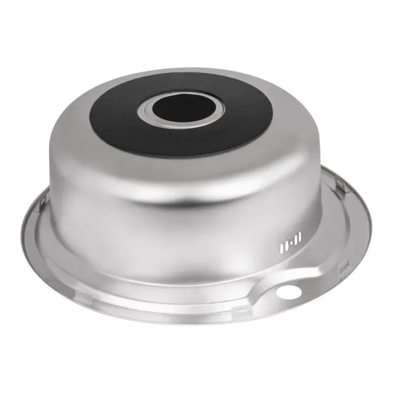 Врезная мойка Lidz 510-D Micro Decor (0.8 мм) - Фото 4