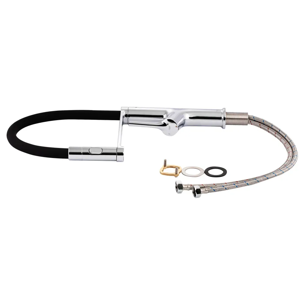 Змішувач для кухні з рефлекторним виливом Qtap Kuchyne 91105AC - Фото 7