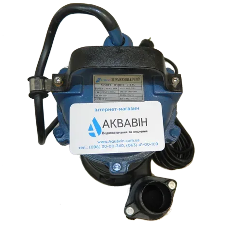 Фекальный насос чугун LUKON с поплавком WQD10-10-2,6F - Фото 2