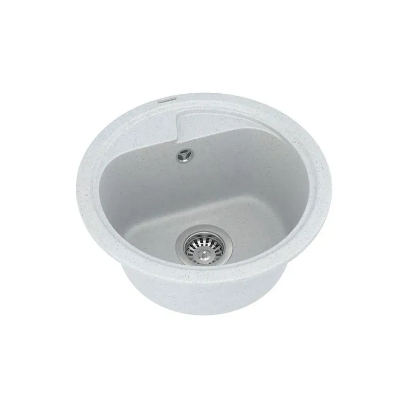 Кухонная мойка VANKOR Polo PMR 01.44 White stone + сифон VANKOR - Фото 2