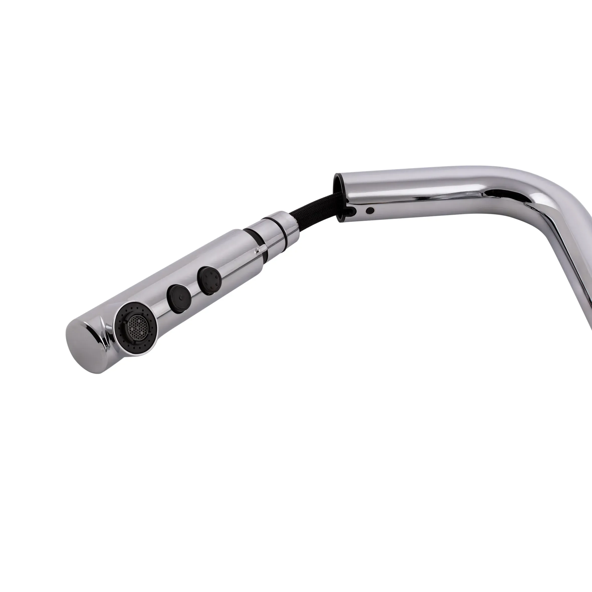 Смеситель для кухни с выдвижным изливом Qtap Janicka 9134103FC - Фото 7