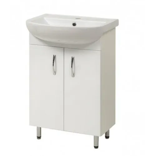Тумба с умывальником 40 см белая "Эконом ДСП" «Артек-40» - Фото 2