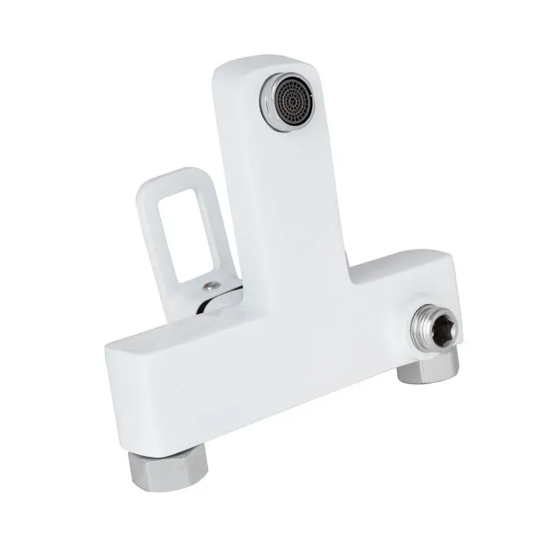 Смеситель для ванны Lidz Wawel 006 (с душевым гарнитуром) (k35) LDWAW006WHI45398 White - Фото 5