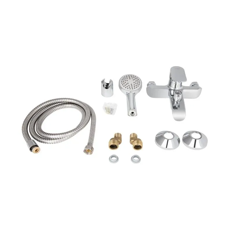 Смеситель для ванны Lidz Wieza 006 (c душевым гарнитуром) (k35) LDWIE006CRM45410 Chrome - Фото 2