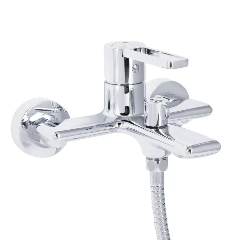 Смеситель для ванны Qtap Taurus (с душевым гарнитуром) QTTAU259CRM45661 Chrome - Фото 7