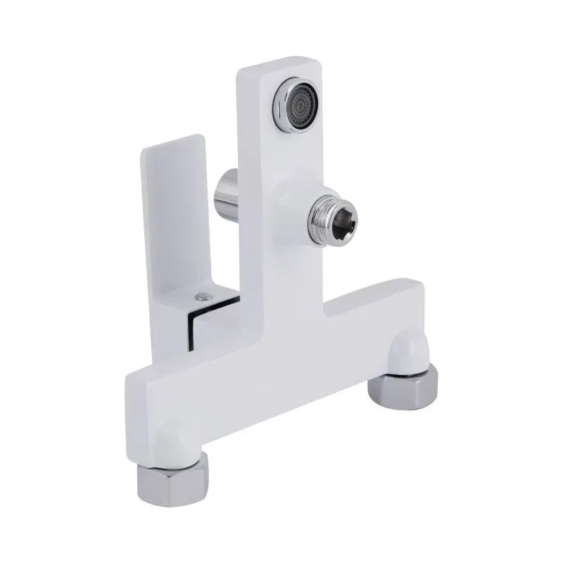 Смеситель для ванны Qtap Gemini (c душевым гарнитуром) QTGEM259CRW45683 Chrome/White - Фото 5