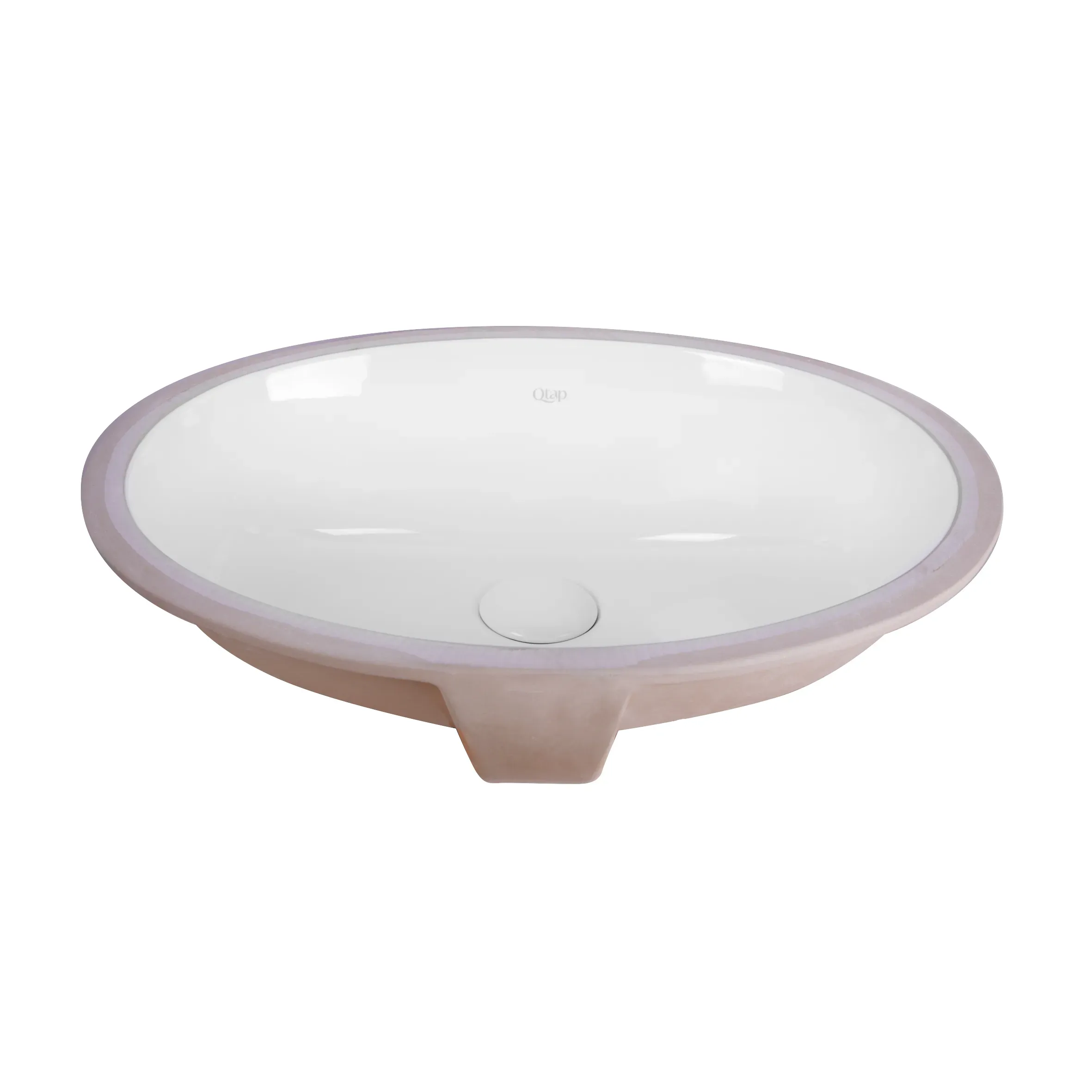 Раковина Qtap Stork 495х410х185 White с донным клапаном QT1511LU023W - Фото 3