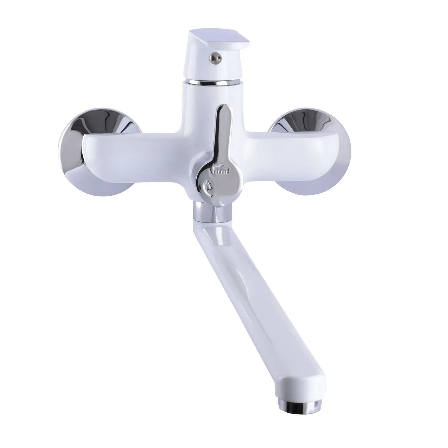 Змішувач для ванної Globus Lux Laguna  GLA-0208-7-WHITE EURO - Фото 4