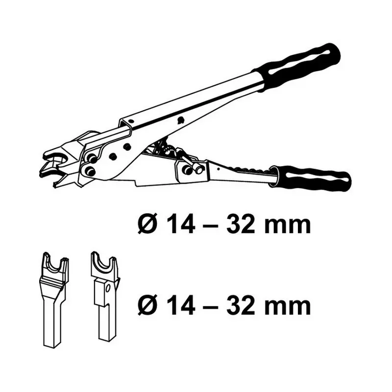 Прессинструмент ручной TECEflex 16-32 мм (720050) - Фото 2