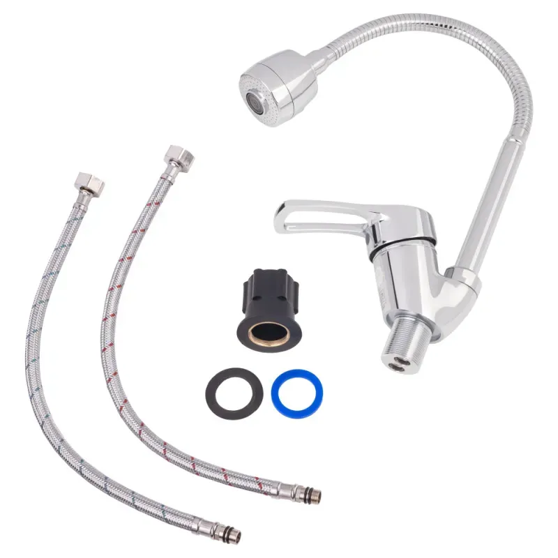 Змішувач для кухні Lidz (CRM) 22 40 008 04 (44 80 008F-4)(рефлекторний ніс) - Фото 2