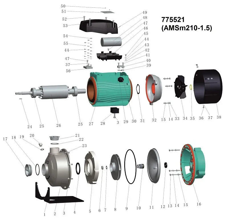 Насос для полива LEO (Aquatica) 775521 1,5кВт 300 л/мин - Фото 3
