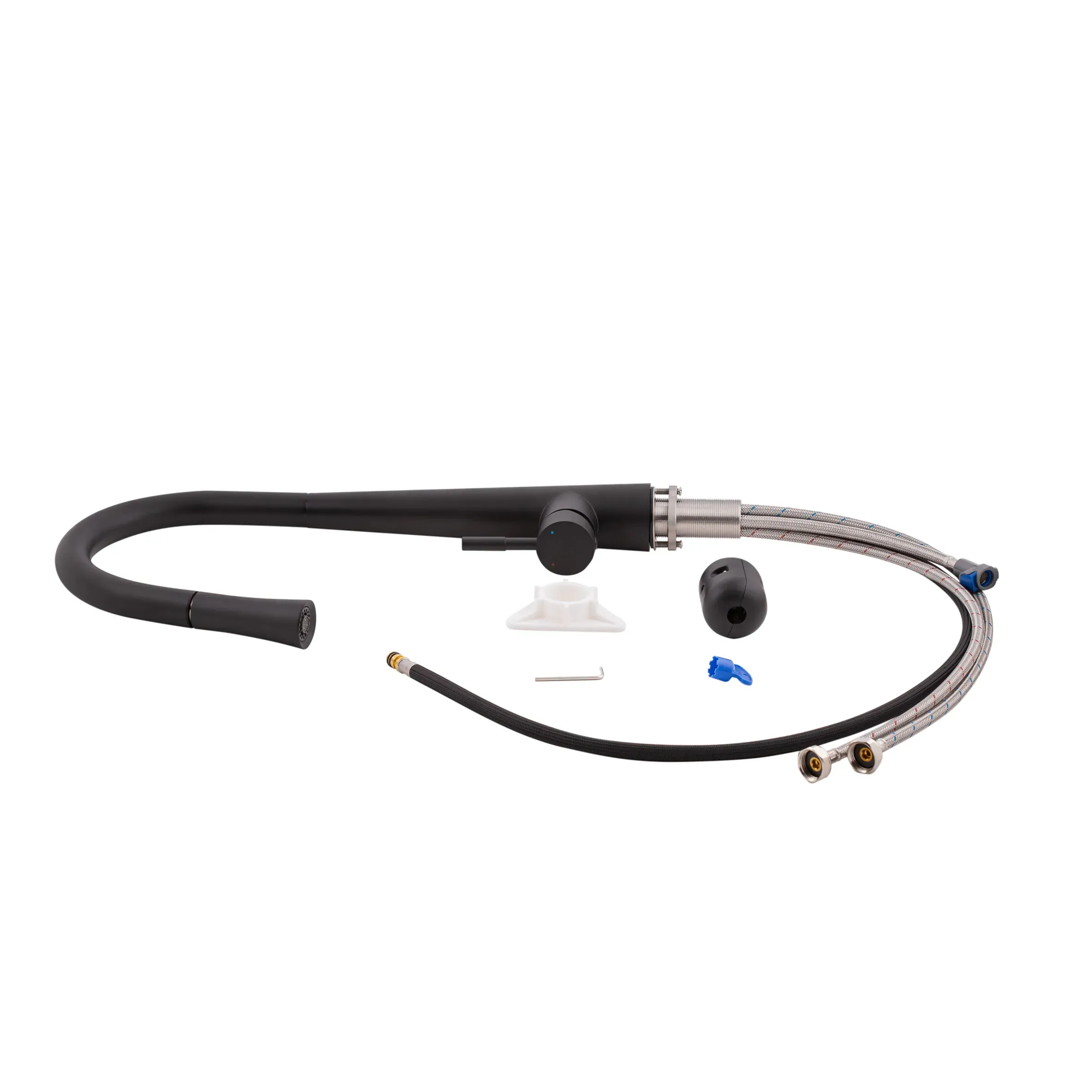 Смеситель для кухни с выдвижным изливом Qtap Evicka 9135103UB - Фото 8