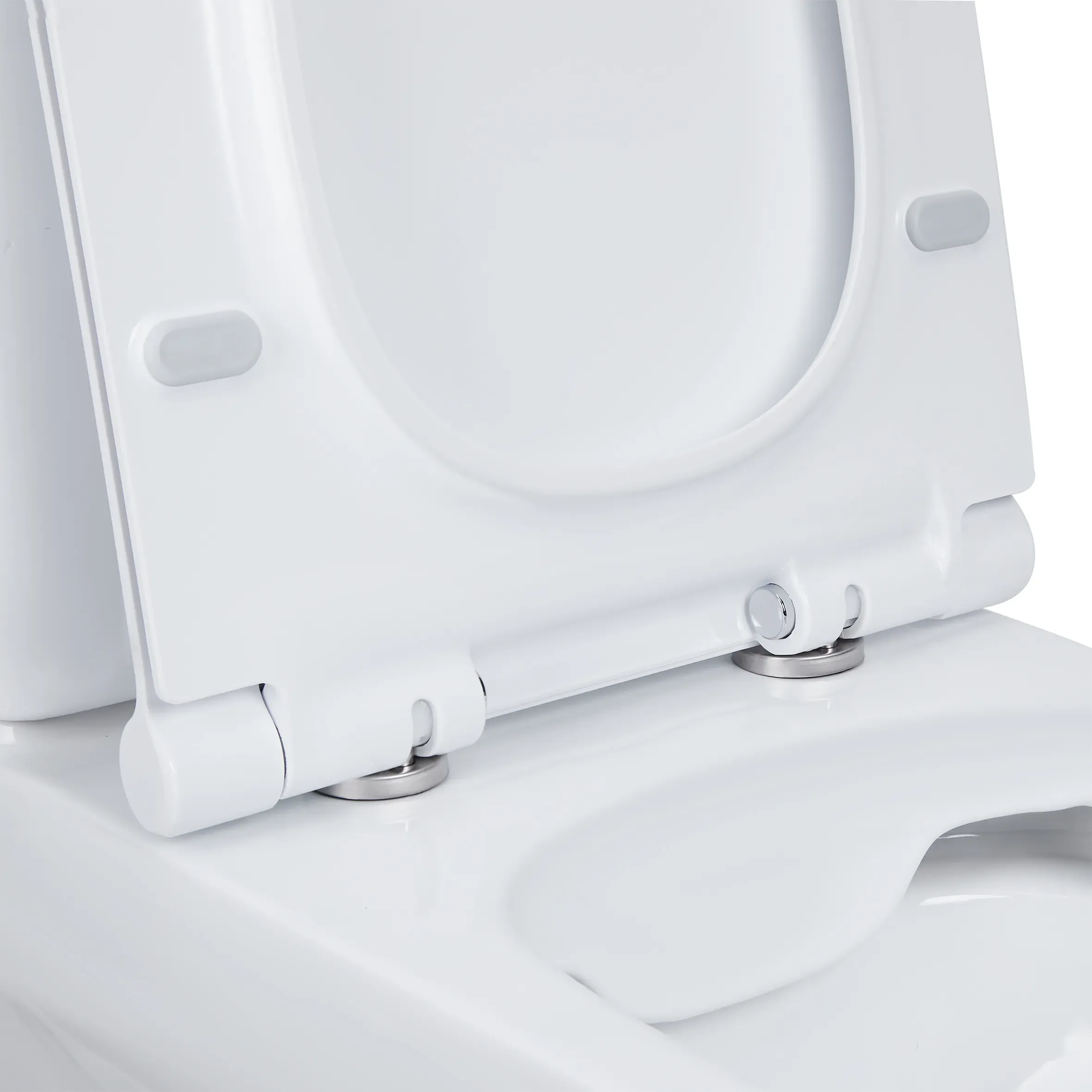 Унитаз-компакт Qtap Cardinal безобедочный с сиденьем Soft-close QT0422C666PW - Фото 4