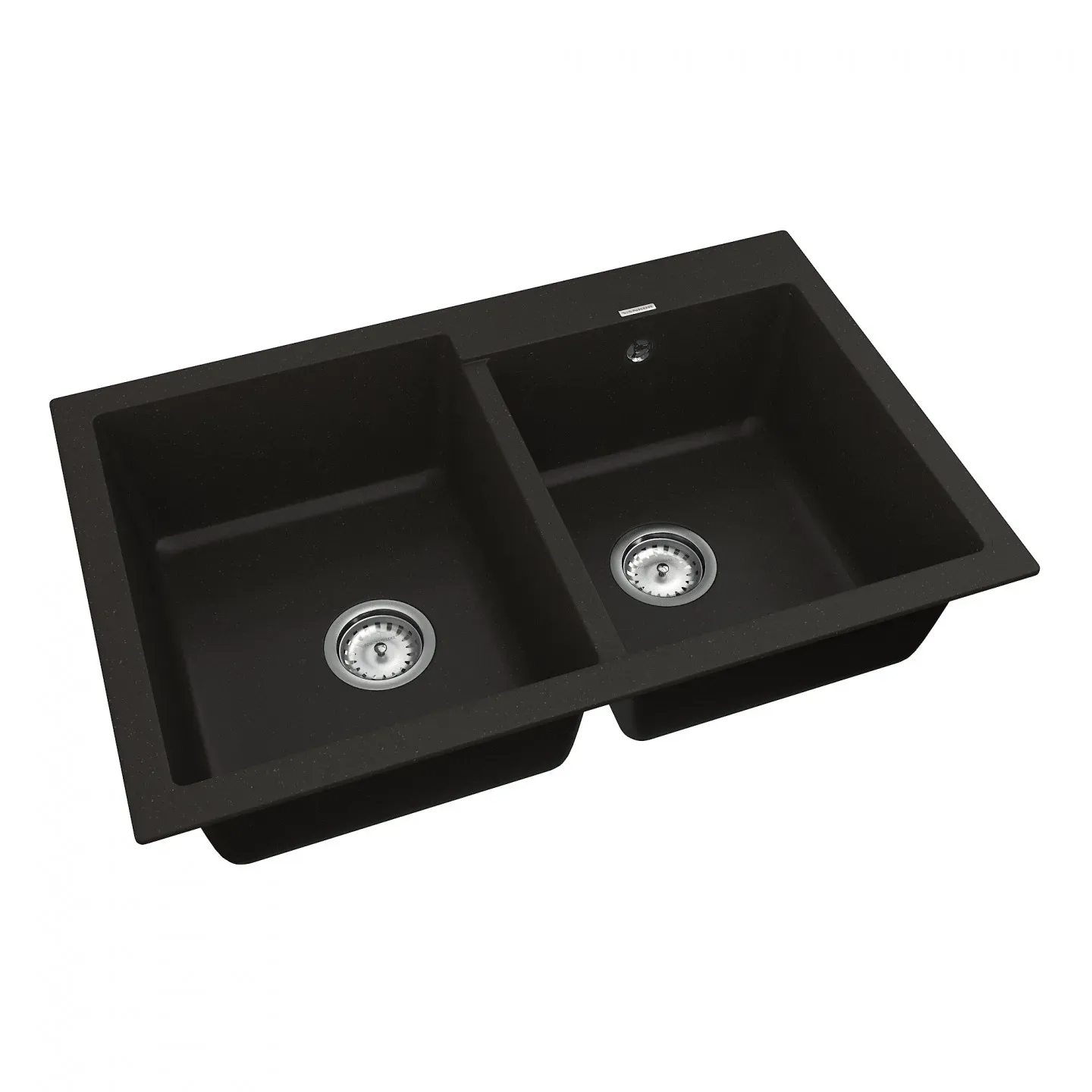Кухонная мойка VANKOR Orman OMP 05.80 Black + сифон автомат VANKOR - Фото 2