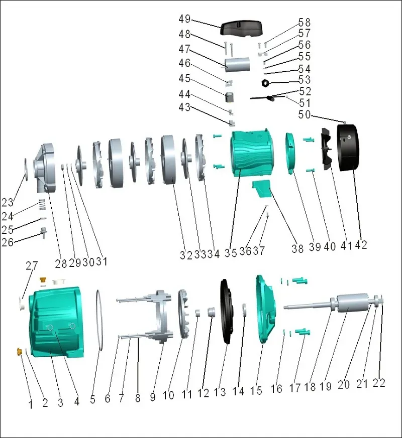 Насос багатоступеневий LEO (Aquatica) 775433 0,6 кВт - Фото 3