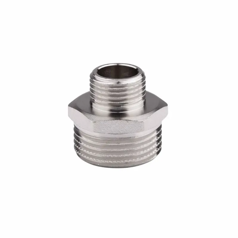 Перехід SD FORTE (20Ш - 15Ш) 3/4"З - 1/2"З (ниппель) НІКЕЛЬ