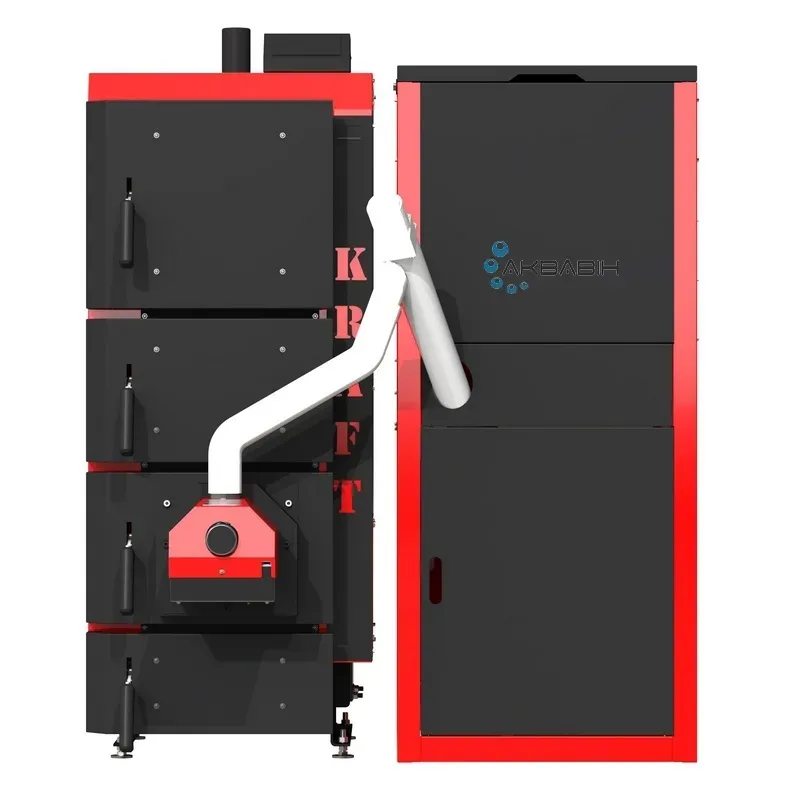 Пеллетный котел Kraft серия F 25 кВт c горелкой Oxi (Украина) - Фото 2