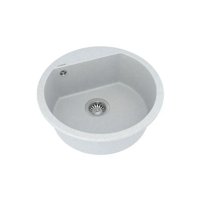 Кухонна мийка VANKOR Tera TMR 01.50 White stone + сифон VANKOR - Фото 2