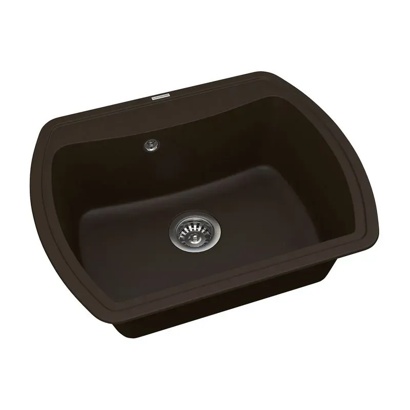 Кухонна мийка VANKOR Norton NMP 01.63 Chocolate + сифон VANKOR - Фото 2