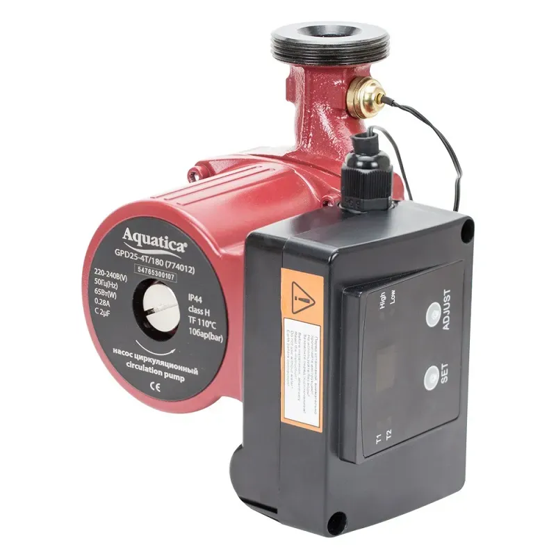 Насос циркуляционный AQUATICA 774012 25/40 180мм с термодатчиком - Фото 2