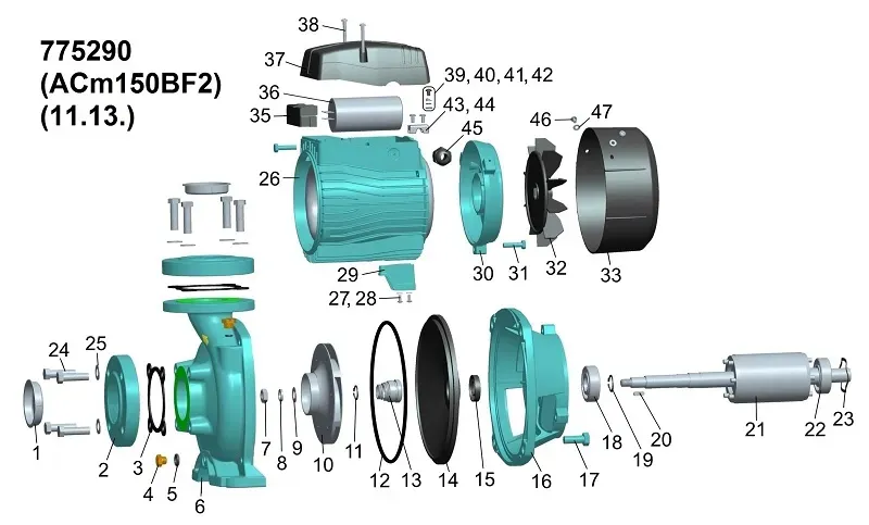 Насос для поливу LEO (Aquatica) 775290 1,5 кВт 500 л/хв - Фото 3