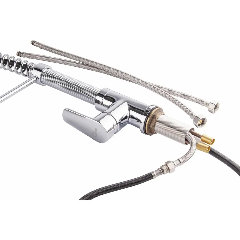 Смеситель для кухни Q-tap Tenso CRM 013F ГАЙКА - Фото 8