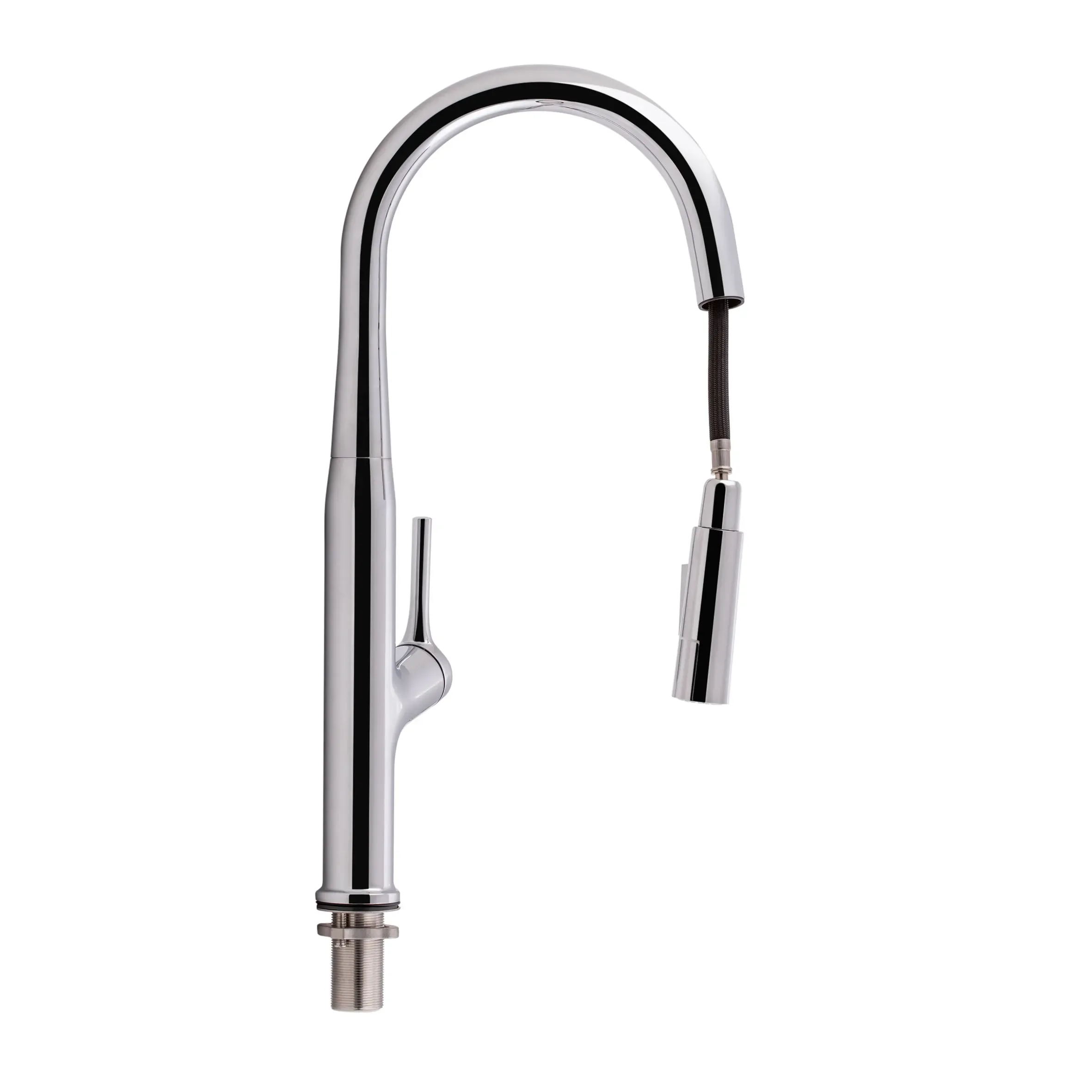 Смеситель кухонный с выдвижным изливом Qtap Anicka 9136103UC - Фото 3