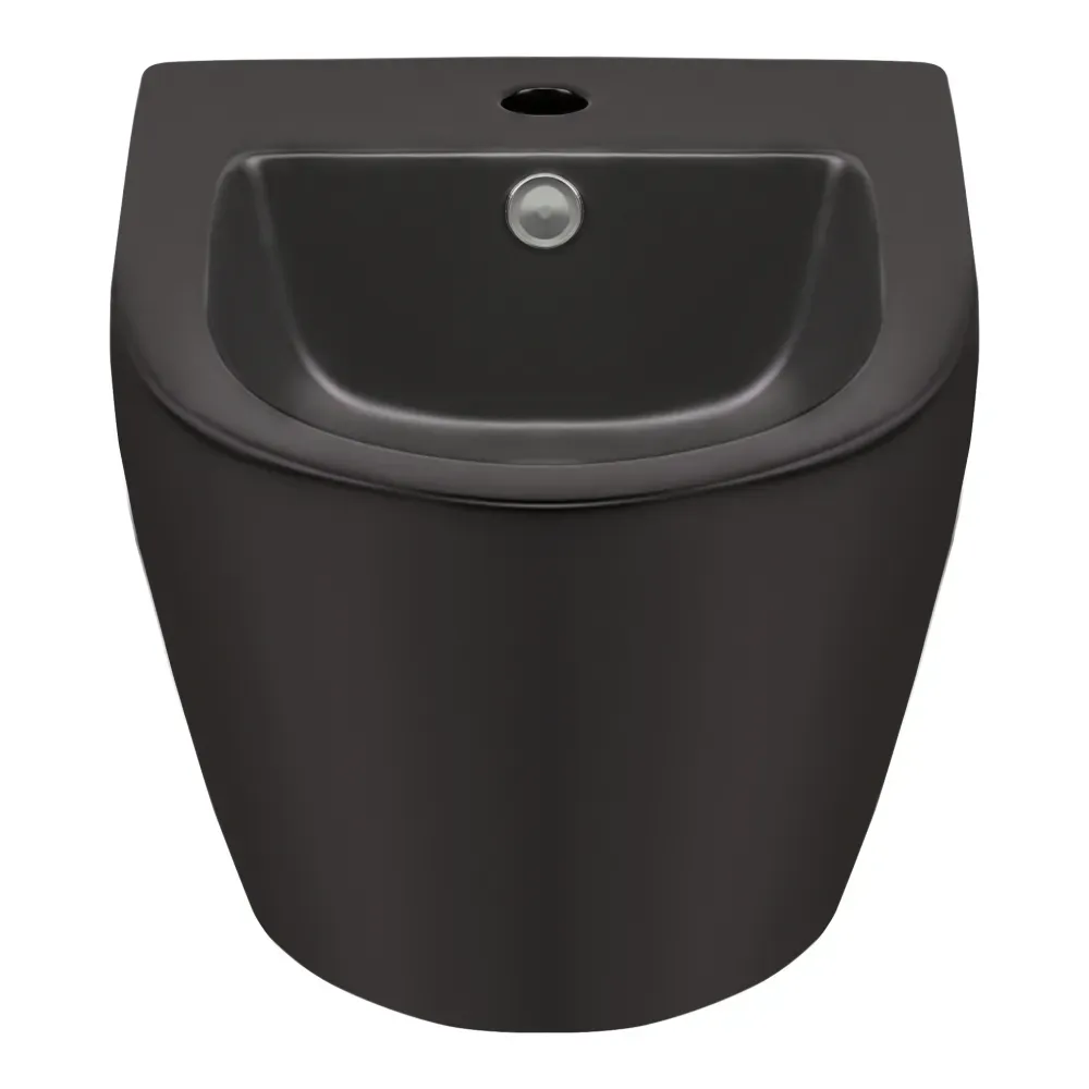 Биде подвесной Robin Matt black QT1355046FMB - Фото 3