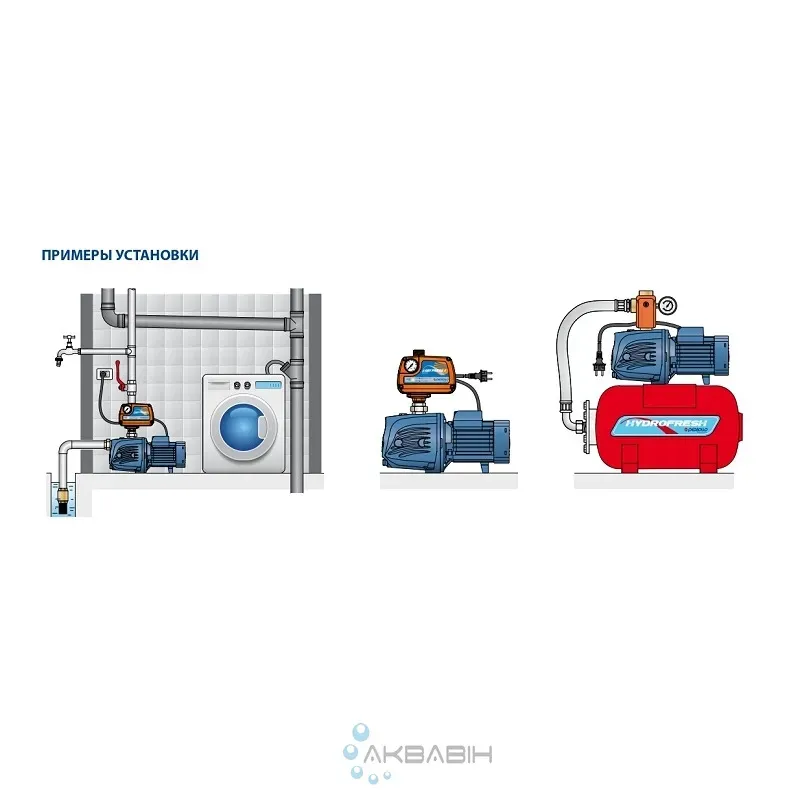 Насос поверхностный центробежный Pedrollo JSWm 2B 0.9 кВт (рабочее колесо нерж.) - Фото 3