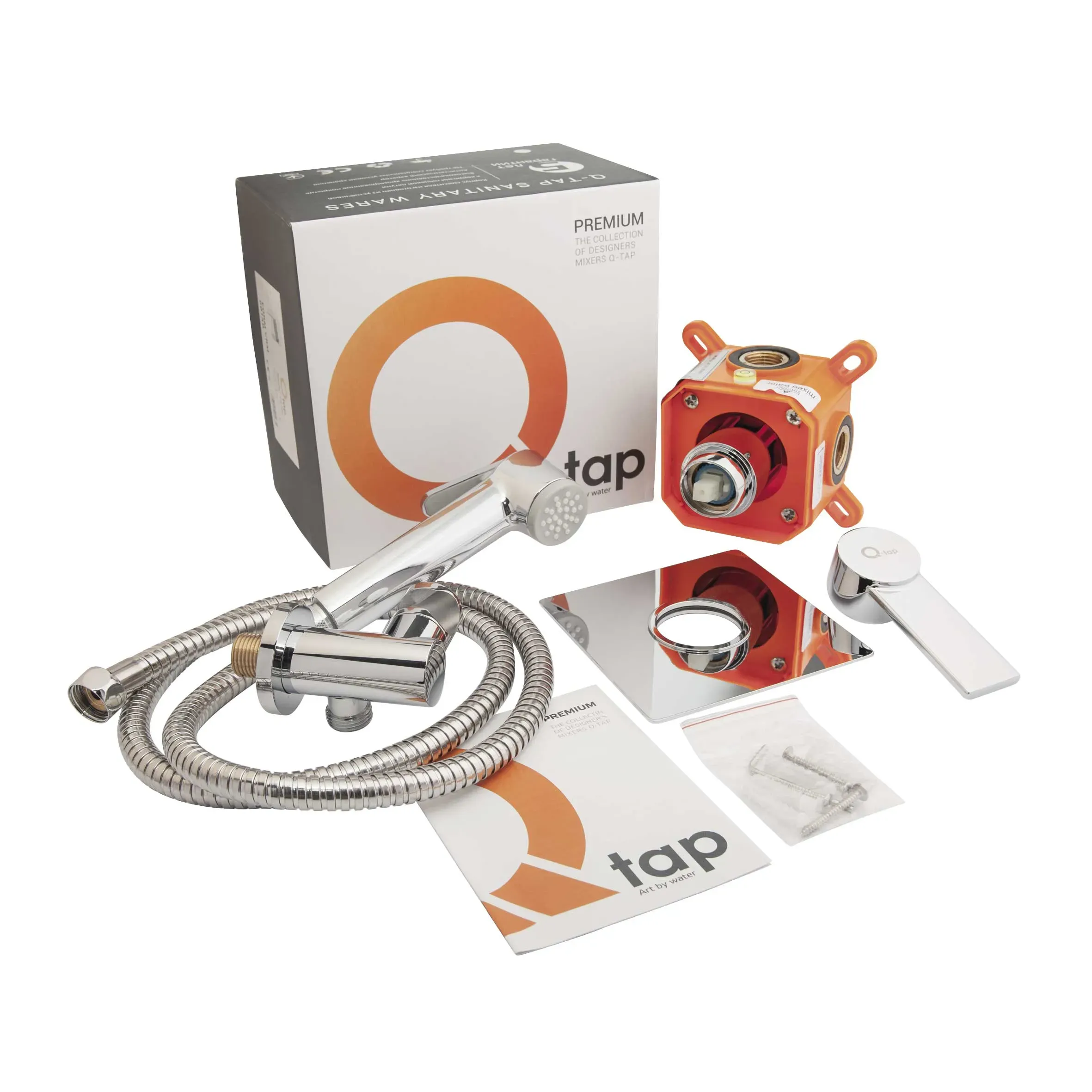 Змішувач для біде Q-tap Form CRM 001AB вбудованого монтажу - Фото 5