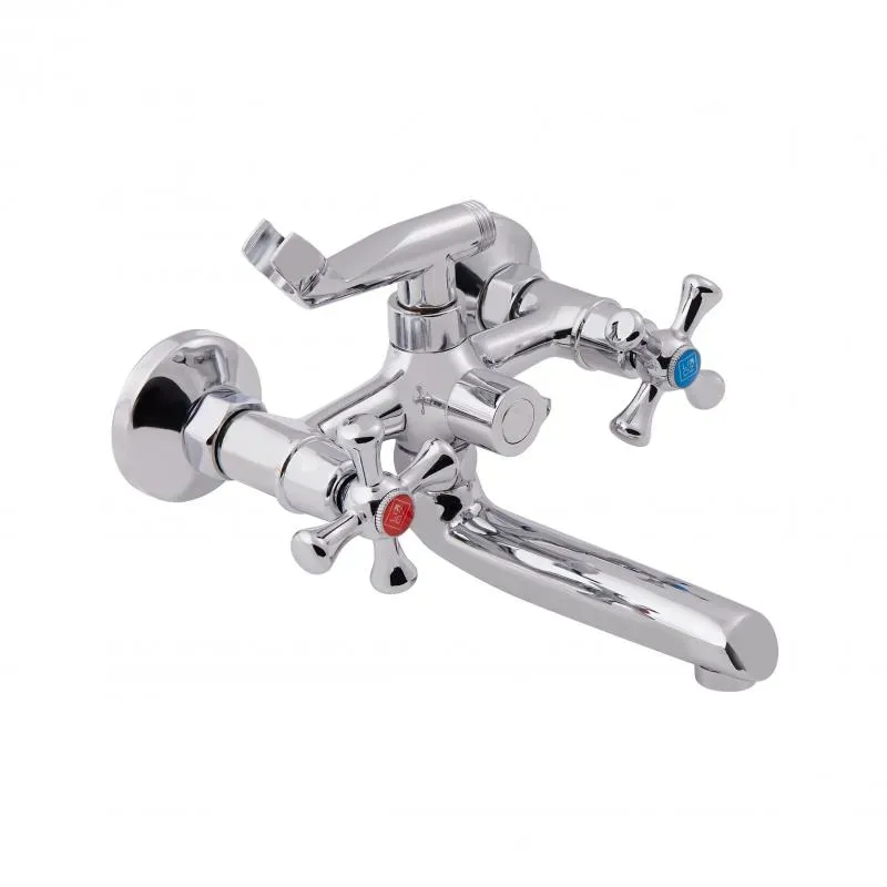 Смеситель для ванны излив короткий (б) Lidz (CRM) 75 21 142 - Фото 3