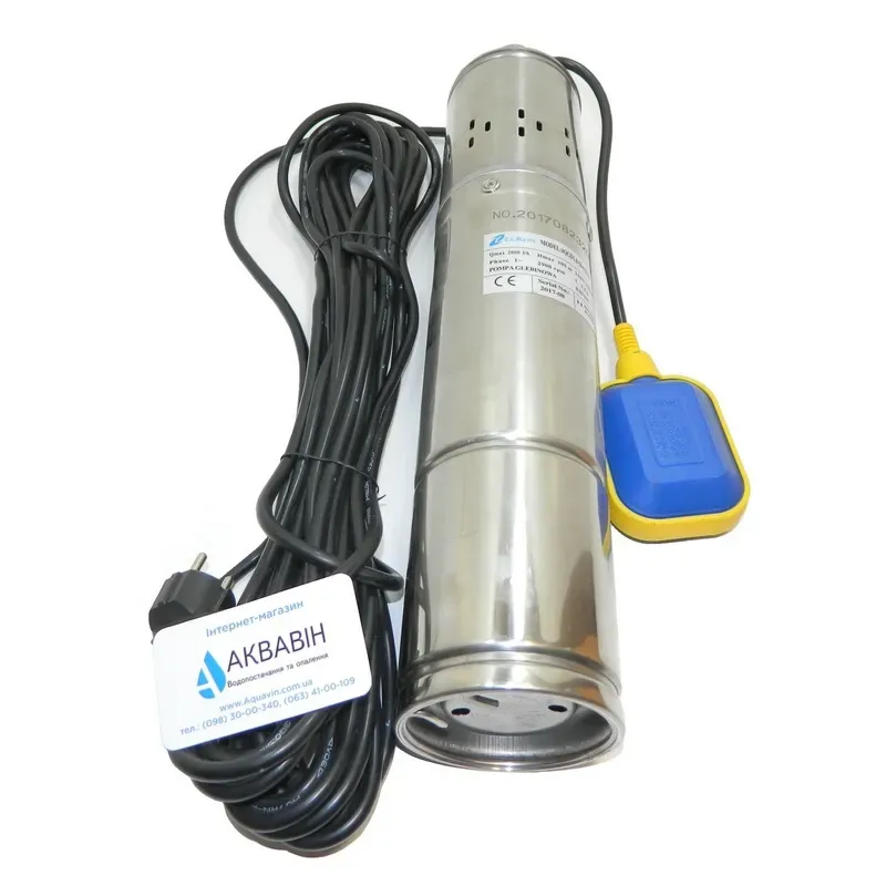 Насос шнековый LUKON 4QGD 1.8-50-0.55 кВт с поплавком - Фото 2