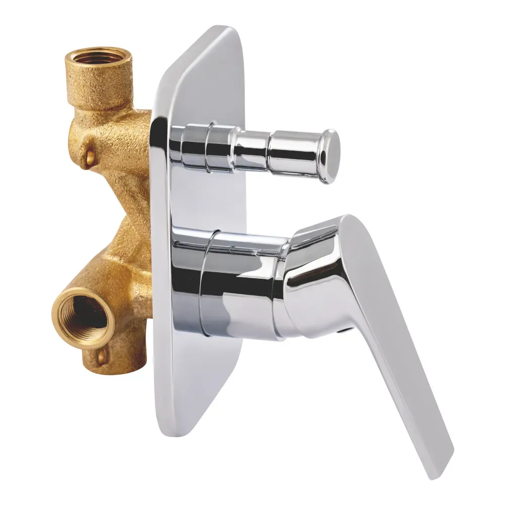 Змішувач прихованого монтажу для душу Qtap Stenava 6245102DC для двох споживачів - Фото 3