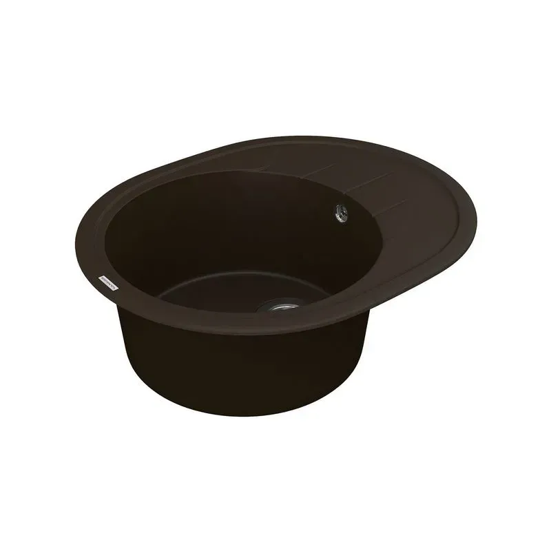 Кухонная мойка VANKOR Sity SMO 02.61 Chocolate + сифон VANKOR - Фото 3