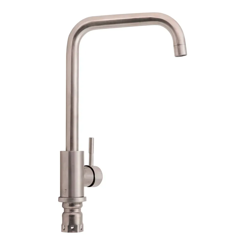 Змішувач для кухні Lidz (2862) 12 32 015F-7 (107-1)  U Нержавіюча сталь - Фото 3