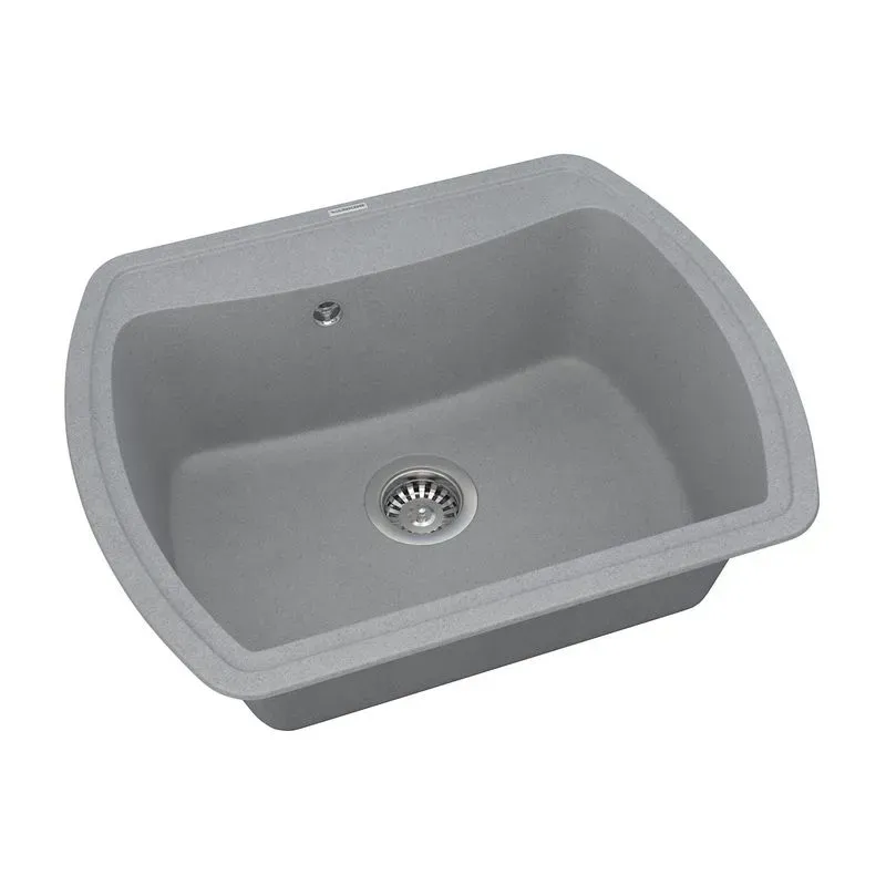 Кухонная мойка VANKOR Norton NMP 01.63 Gray + сифон VANKOR - Фото 2